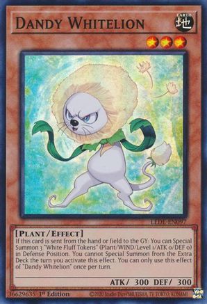 Dandy Whitelion [LEDE-EN097] Super Rare - Trinity Hobby