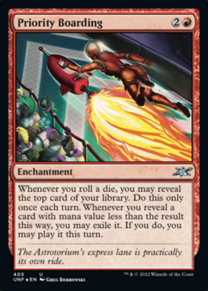 Priority Boarding (Galaxy Foil) [Unfinity] - Trinity Hobby