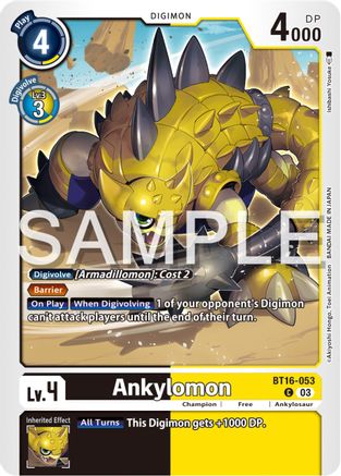 Ankylomon [BT16-053] [Beginning Observer] - Trinity Hobby