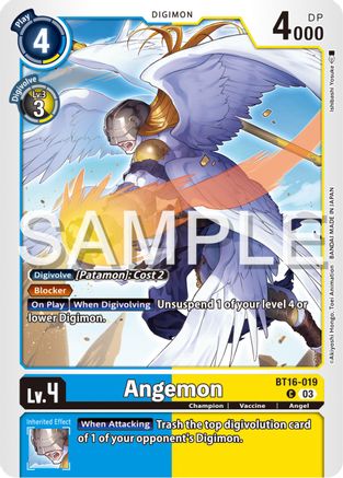 Angemon [BT16-019] [Beginning Observer] - Trinity Hobby