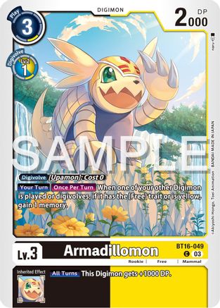 Armadillomon [BT16-049] [Beginning Observer] - Trinity Hobby