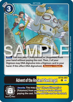 Advent of the Ancient Steel Angel [BT16-097] [Beginning Observer] - Trinity Hobby