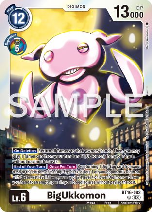 BigUkkomon [BT16-083] [Beginning Observer] - Trinity Hobby