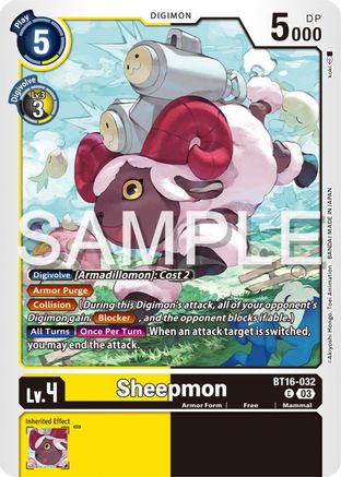 Sheepmon [BT16-032] [Beginning Observer] - Trinity Hobby