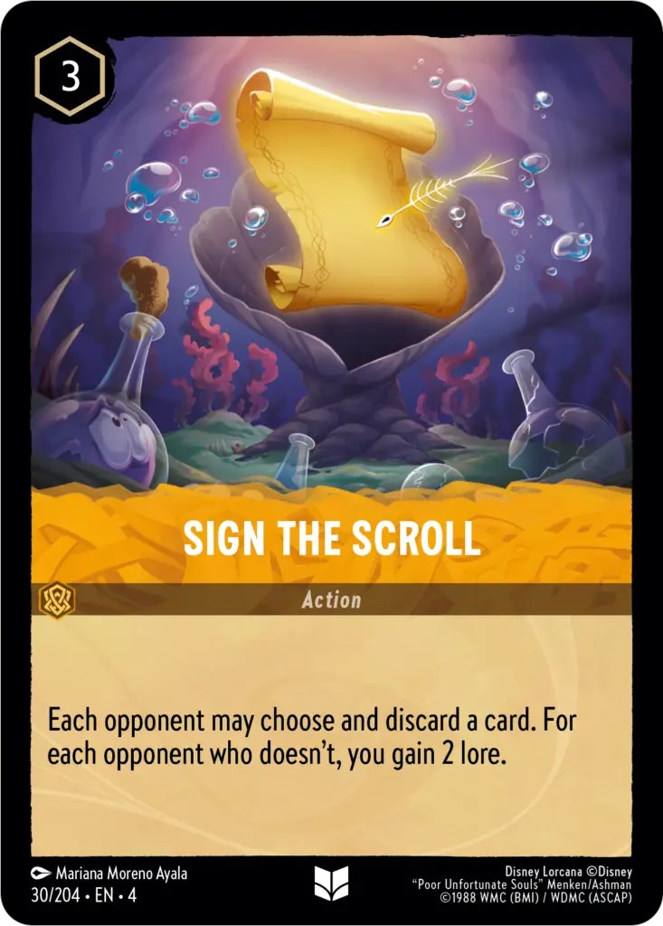 Sign the Scroll (30/204) [Ursula's Return] - Trinity Hobby