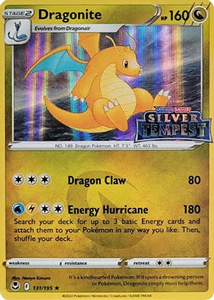 Dragonite (131/195) (Silver Tempest Stamped) [Sword & Shield: Silver Tempest] - Trinity Hobby