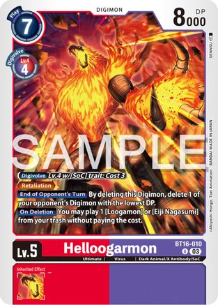 Helloogarmon [BT16-010] [Beginning Observer] - Trinity Hobby
