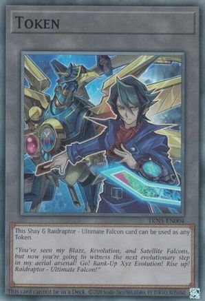 Token: Shay and Raidraptor - Ultimate Falcon [TKN5-EN004] Super Rare - Trinity Hobby
