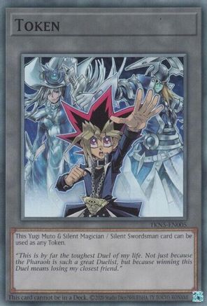 Token: Yugi Muto and Silent Magician and Silent Swordsman [TKN5-EN005] Super Rare - Trinity Hobby