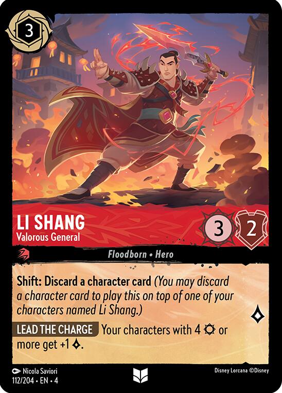 Li Shang - Valorous General (112/204) [Ursula's Return] - Trinity Hobby