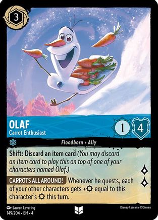 Olaf - Carrot Enthusiast (149/204) [Ursula's Return] - Trinity Hobby