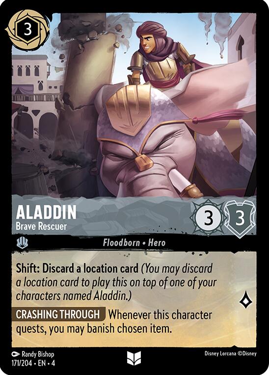 Aladdin - Brave Rescuer (171/204) [Ursula's Return] - Trinity Hobby