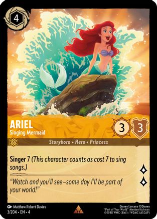 Ariel - Singing Mermaid (3/204) [Ursula's Return] - Trinity Hobby