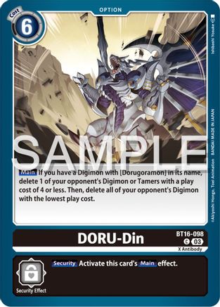 DORU-Din [BT16-098] [Beginning Observer] - Trinity Hobby