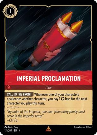 Imperial Proclamation (131/204) [Ursula's Return] - Trinity Hobby