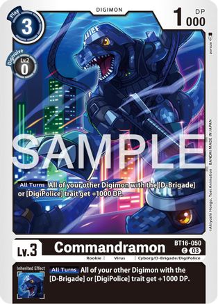 Commandramon [BT16-050] [Beginning Observer] - Trinity Hobby
