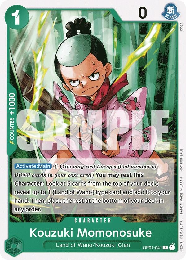 Kouzuki Momonosuke (Tournament Pack Vol. 7) (OP01-041) - [One Piece Promotion Cards] - Trinity Hobby