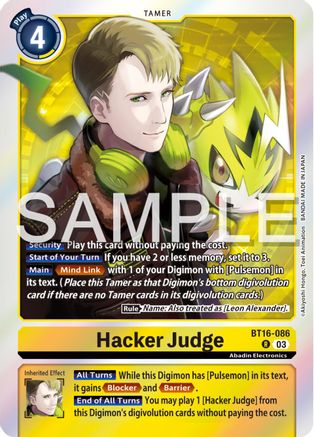 Hacker Judge [BT16-086] [Beginning Observer] - Trinity Hobby