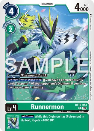 Runnermon [BT16-043] [Beginning Observer] - Trinity Hobby