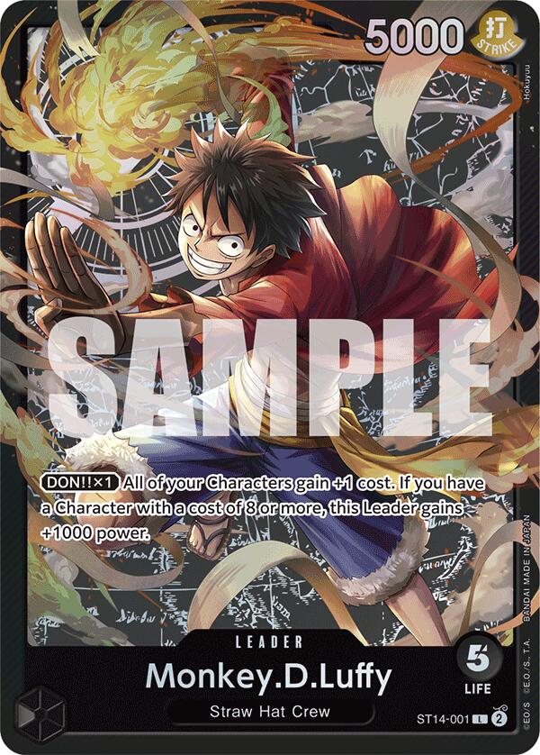 Monkey.D.Luffy (001) (ST14-001) - [Starter Deck 14: 3D2Y] Foil - Trinity Hobby