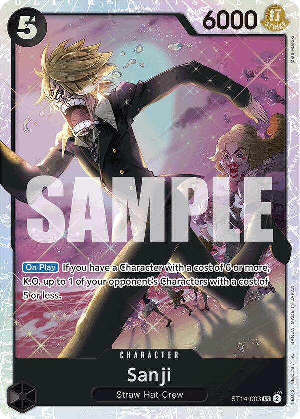 Sanji (ST14-003) - [Starter Deck 14: 3D2Y] Foil - Trinity Hobby