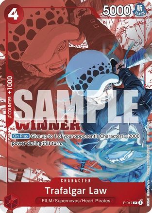 Trafalgar Law (Winner Pack Vol. 7) (P-017) - [One Piece Promotion Cards] Foil - Trinity Hobby