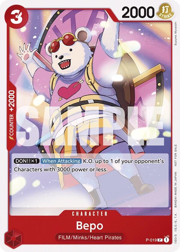 Bepo (Tournament Pack Vol. 7) (P-019) - [One Piece Promotion Cards] - Trinity Hobby