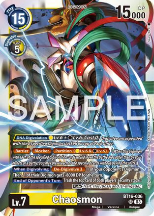 Chaosmon [BT16-036] [Beginning Observer] - Trinity Hobby