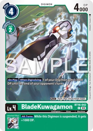 BladeKuwagamon [BT16-042] [Beginning Observer] - Trinity Hobby