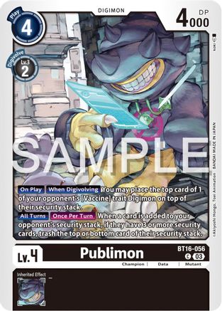 Publimon [BT16-056] [Beginning Observer] - Trinity Hobby