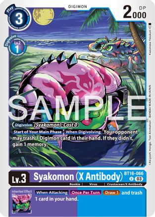 Syakomon (X Antibody) [BT16-066] [Beginning Observer] - Trinity Hobby