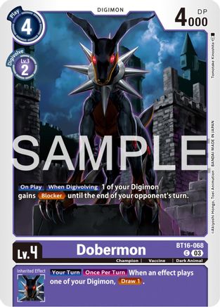 Dobermon [BT16-068] [Beginning Observer] - Trinity Hobby