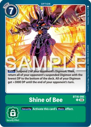 Shine of Bee [BT16-095] [Beginning Observer] - Trinity Hobby