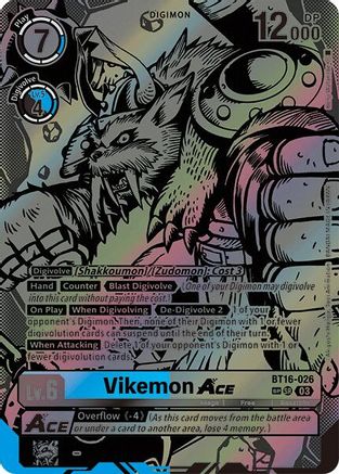 Vikemon Ace [BT16-026] (Textured) [Beginning Observer] - Trinity Hobby