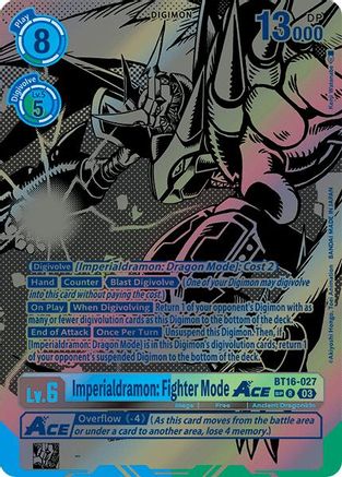 Imperialdramon: Fighter Mode Ace [BT16-027] (Textured) [Beginning Observer] - Trinity Hobby
