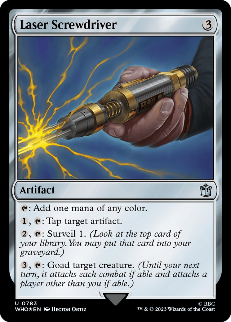 Laser Screwdriver (Surge Foil) [Doctor Who] - Trinity Hobby