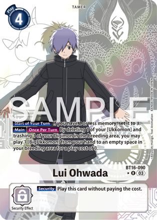 Lui Ohwada [BT16-090] (Alternate Art) [Beginning Observer] - Trinity Hobby