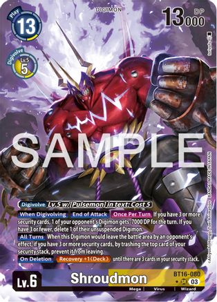 Shroudmon [BT16-080] (Alternate Art) [Beginning Observer] - Trinity Hobby
