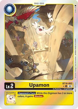 Upamon [BT16-003] (Box Promotion Pack: Beginning Observer) [Beginning Observer Promos] - Trinity Hobby
