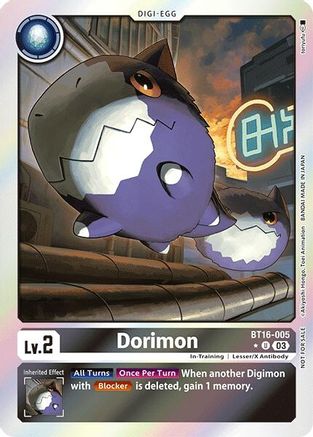 Dorimon [BT16-005] (Box Promotion Pack: Beginning Observer) [Beginning Observer Promos] - Trinity Hobby