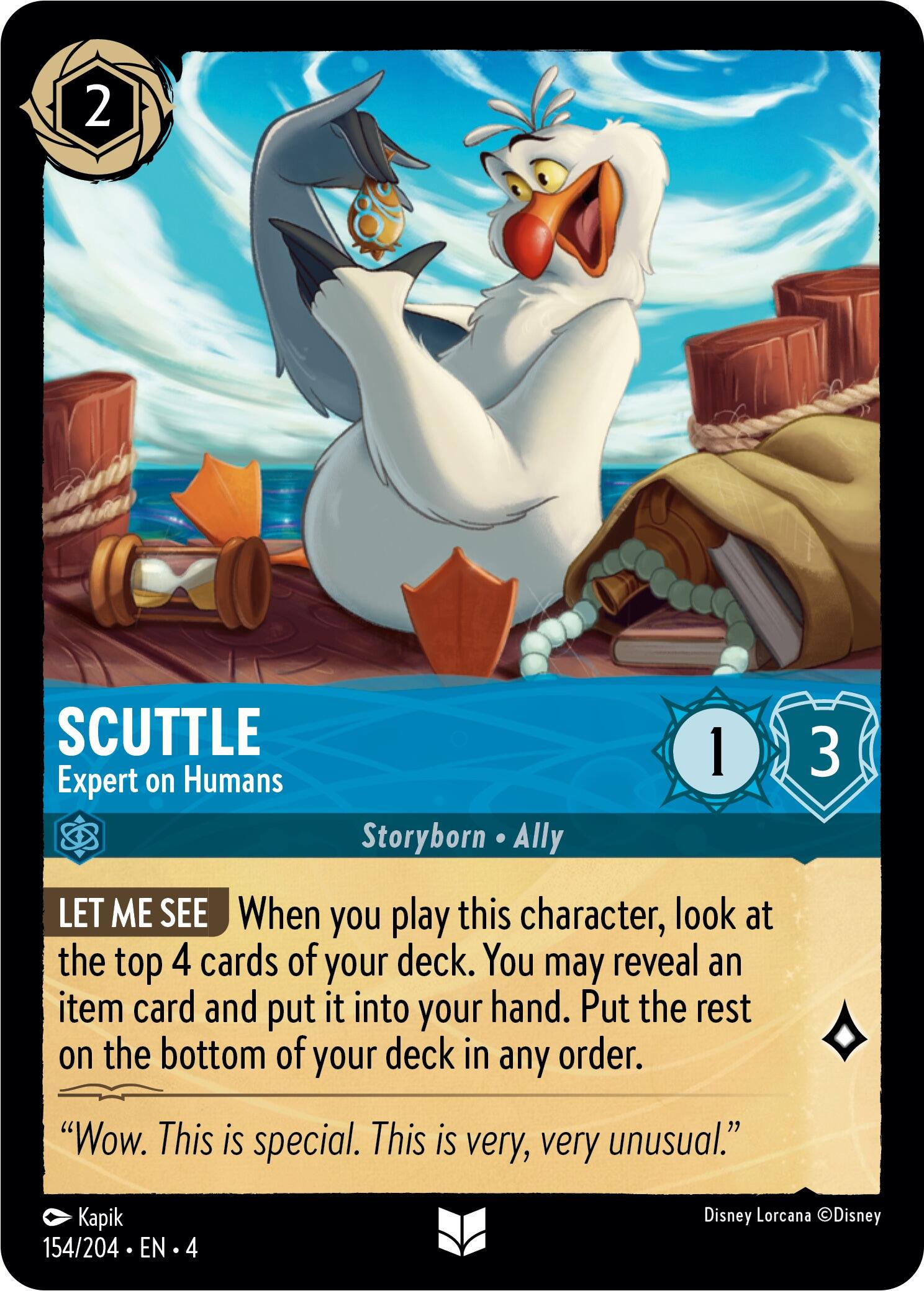 Scuttle - Expert on Humans (154/204) [Ursula's Return] - Trinity Hobby