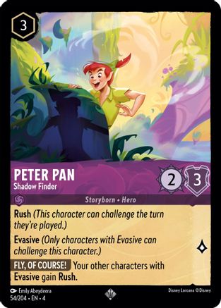 Peter Pan - Shadow Finder (54/204) [Ursula's Return] - Trinity Hobby