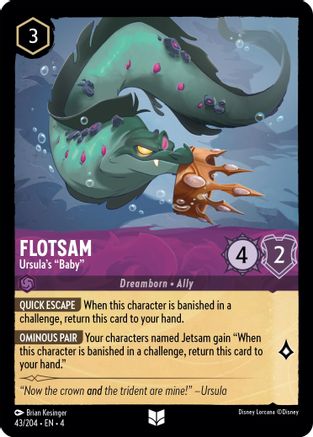 Flotsam - Ursula's "Baby" (43/204) [Ursula's Return] - Trinity Hobby