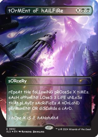 tOrMEnt oF hAiLFiRe (Rainbow Foil) (SLD-9992) - [Secret Lair Drop Series] Foil - Trinity Hobby