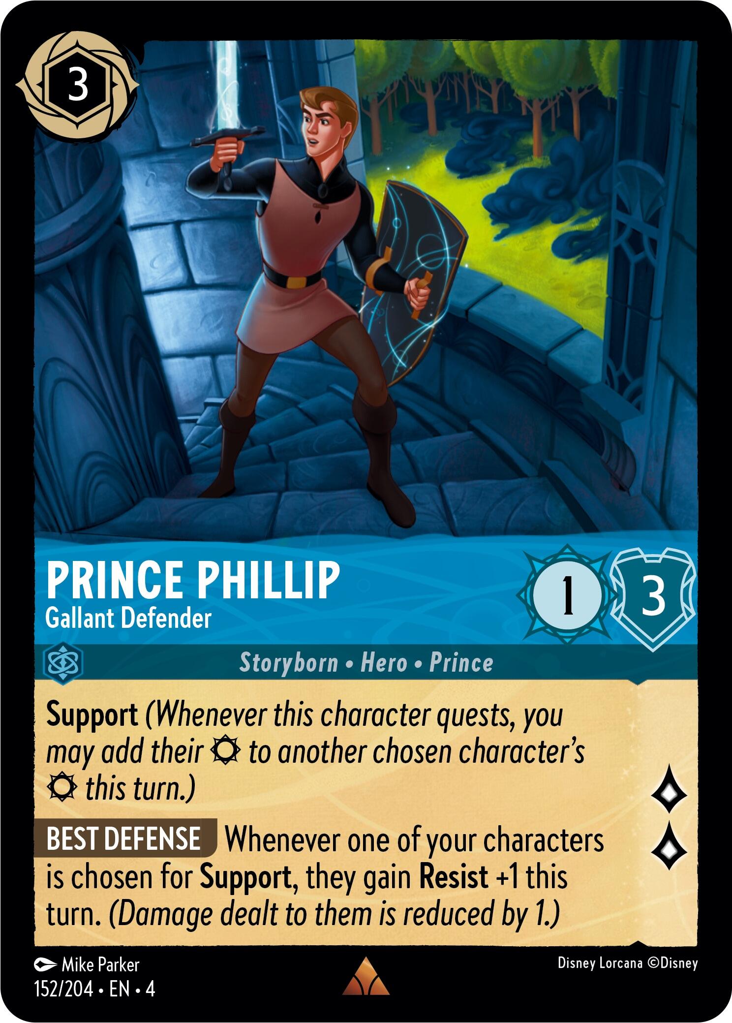 Prince Phillip - Gallant Defender (152/204) [Ursula's Return] - Trinity Hobby