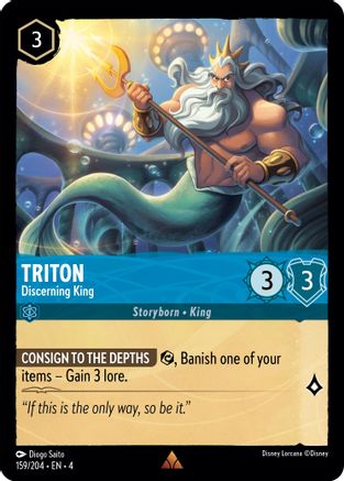 Triton - Discerning King (159/204) [Ursula's Return] - Trinity Hobby