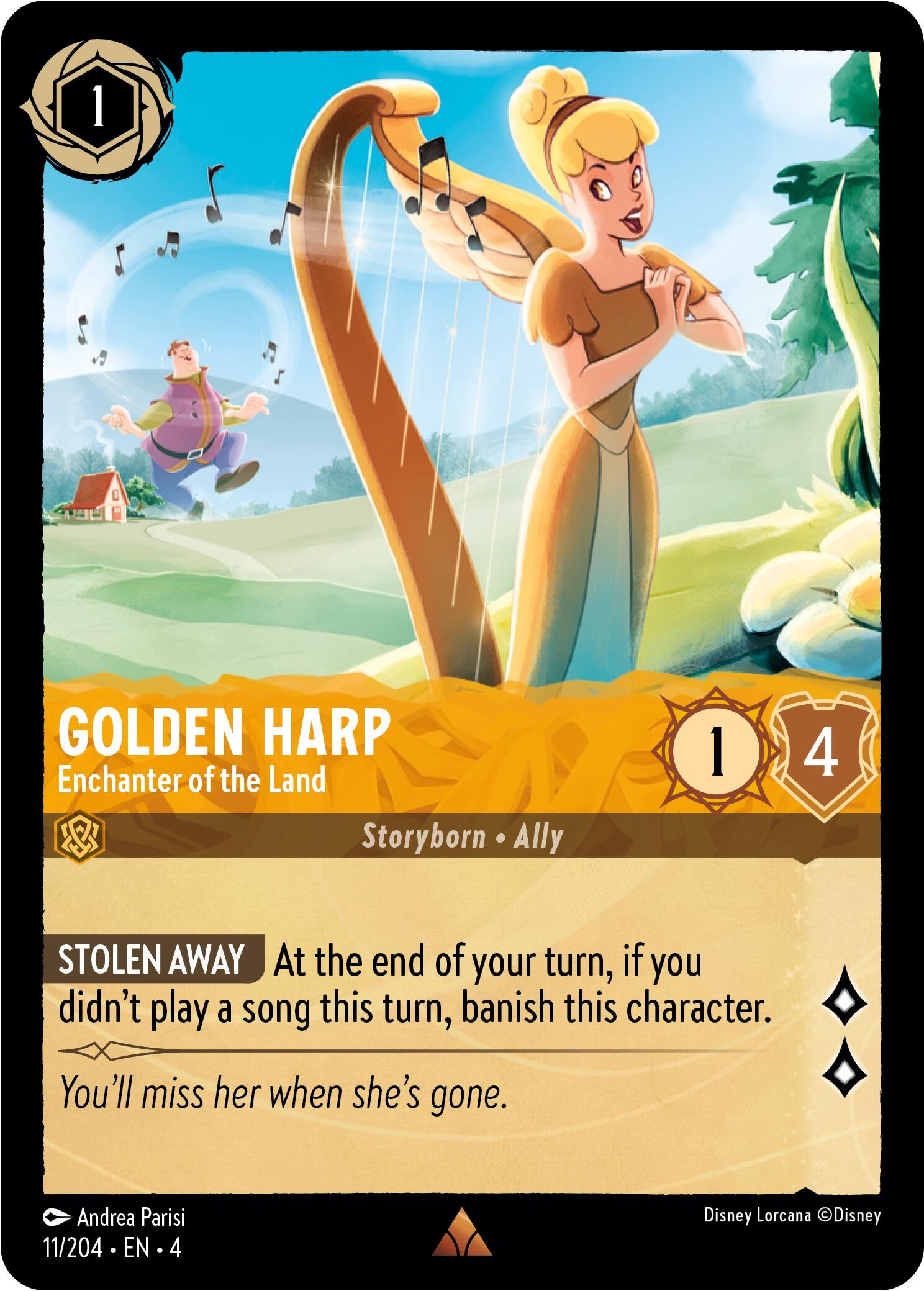 Golden Harp - Enchanter of the Land (11/204) [Ursula's Return] - Trinity Hobby