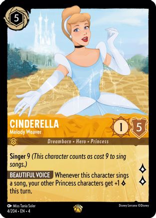 Cinderella - Melody Weaver (4/204) - [Ursulas Return] - Trinity Hobby