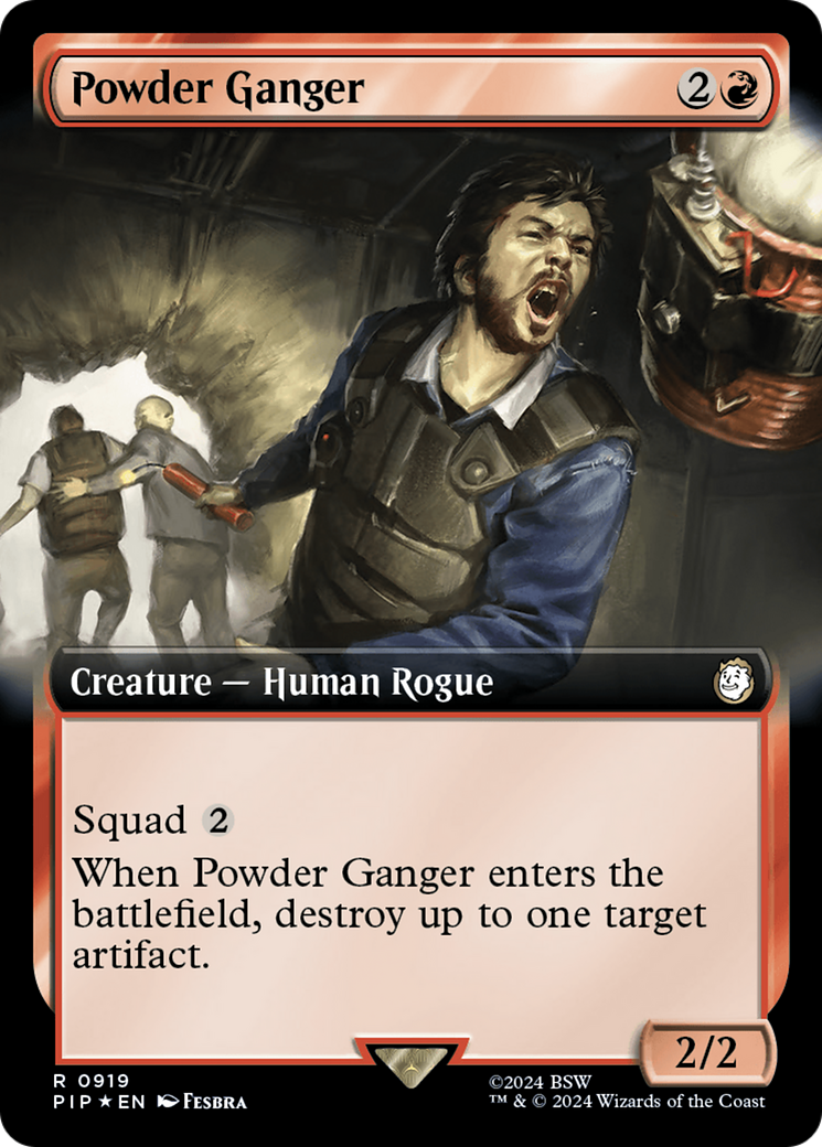 Powder Ganger (Extended Art) (Surge Foil) [Fallout] - Trinity Hobby