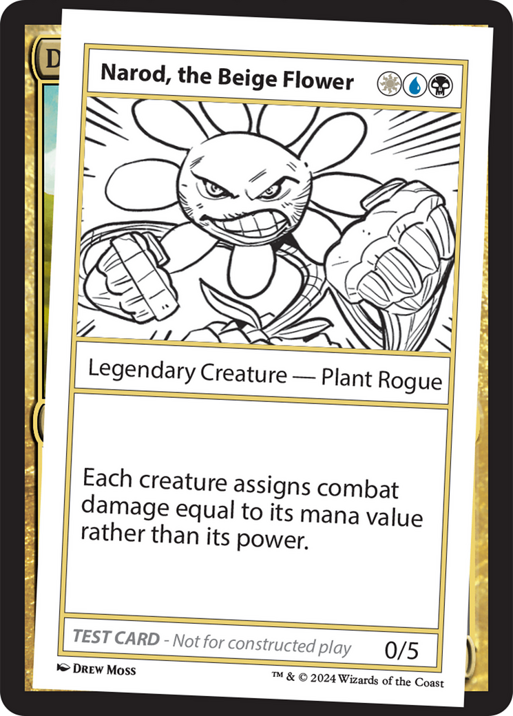 Narod, the Beige Flower [Mystery Booster 2 Playtest Cards] - Trinity Hobby